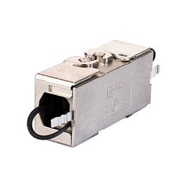 METZ CONNECT BTR Kabelverbinder Class EA Cat.6A 180 Conector IDC-IDC Gris Metal, 130863-04-E