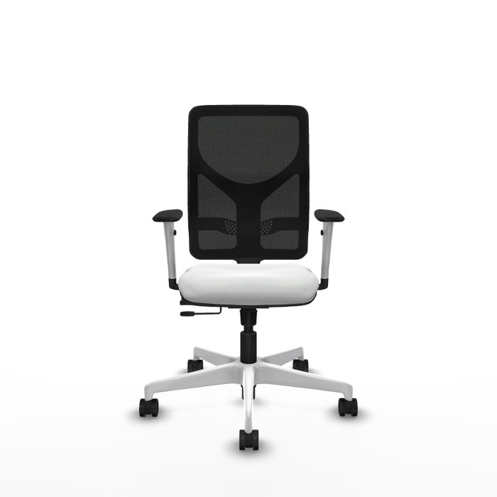 PIQUERAS Y CRESPO Silla de oficina Motilla con mecanismo Sincro/Traslack Blanco y Negro PIQUERAS Y CRESPO Silla de oficina Motilla con mecanismo Sincro/Traslack Blanco y Negro