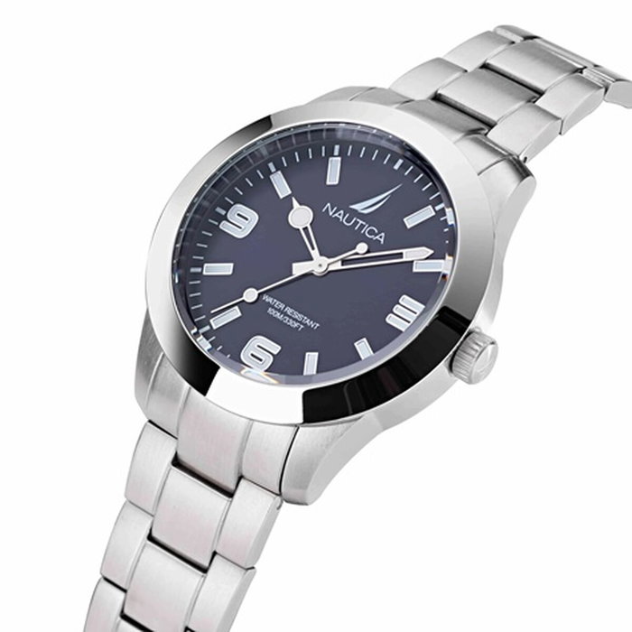 Reloj Hombre Nautica Plateado Ø 42 mm
