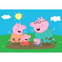 Clementoni Peppa Pig Puzzle 24797 - 2 Puzzles Educativos de 20 Piezas para Niños +3 años
