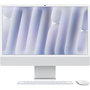 Apple iMac (24 pulgadas, 2024) - Todo en Uno con Chip Apple M4 (10 núcleos CPU, 10 núcleos GPU), 16 GB RAM, 512 GB SSD, Pantalla Retina 4.5K, macOS Sequoia, Wi-Fi 6E - Plata