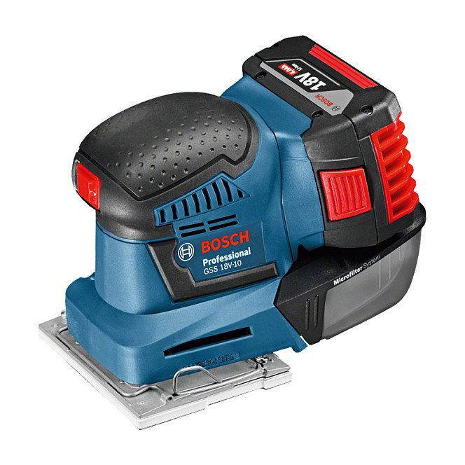 Bosch GSS 18V-10 Lijadora orbital a batería Bosch GSS 18V-10 Lijadora orbital a batería