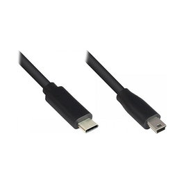 GoodConnections Cable USB 2.0 USB-C a Mini USB 5m