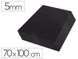 Liderpapel Cartón pluma negro doble cara 70x100 cm 5 mm
