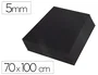 Liderpapel Cartón pluma negro doble cara 70x100 cm 5 mm