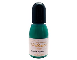 Tsukineko Tinta Delicata Verde esmeralda brillante recarga 15ml