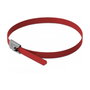DeLOCK Sujetacables de acero inoxidable 400 x 4,6 mm Rojo (10 piezas)