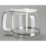 Brandt CAF1318S Cafetera con filtro, 1100W, 18 tazas, jarra de vidrio, placa caliente 40 min, blanco y plata