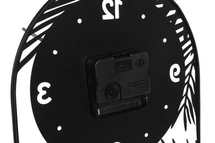 DKD Home Decor Reloj de Metal Negro 20x12,5x26 cm