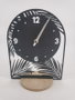 DKD Home Decor Reloj de Metal Negro 20x12,5x26 cm