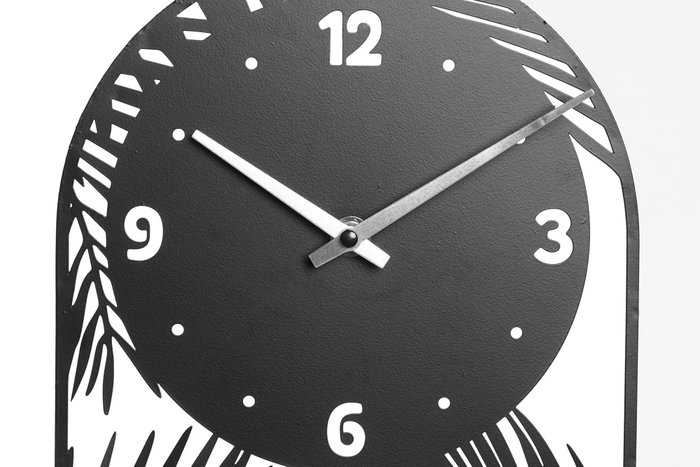 DKD Home Decor Reloj de Metal Negro 20x12,5x26 cm