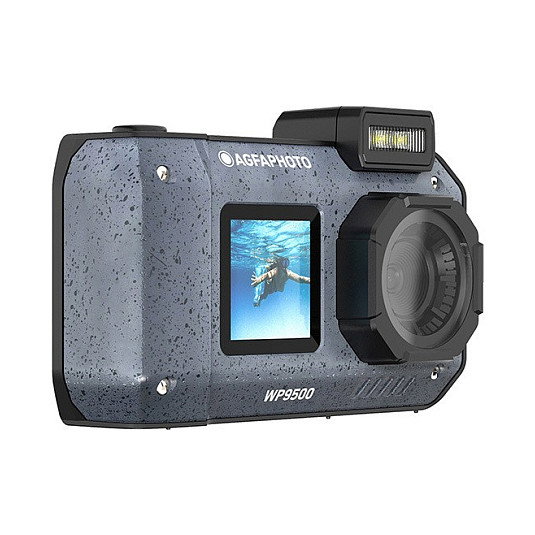 AgfaPhoto Realishot WP9500 - Cámara Sumergible 5K Ultra HD 24 MP, CMOS, LCD 2.9", Zoom Digital 18x, Resiste Agua 3 m, Color Negro AgfaPhoto Realishot WP9500 - Cámara Sumergible 5K Ultra HD 24 MP, CMOS, LCD 2.9", Zoom Digital 18x, Resiste Agua 3 m, Color Negro