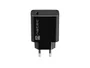 Natec Ribera Cargador USB-C 20W Power Delivery Quick Charge 3.0 con PPS, Compatible Universal, Carga Rápida, Negro
