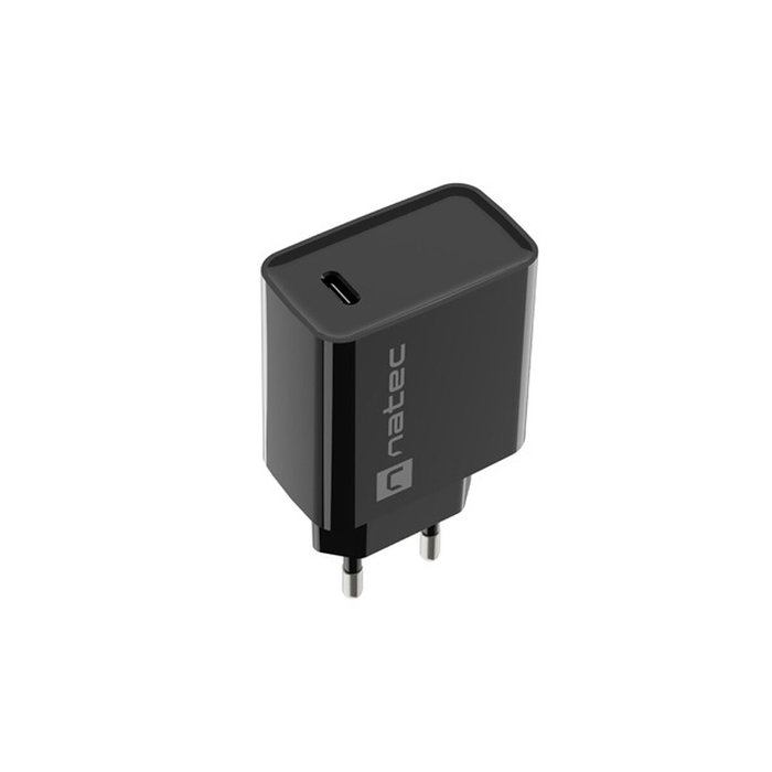 Natec Cargador Ribera USB-C 20W Negro