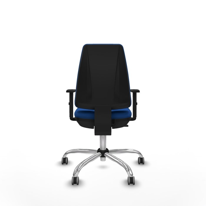 PIQUERAS Y CRESPO Silla de oficina Elche Azul con Brazos 1D
