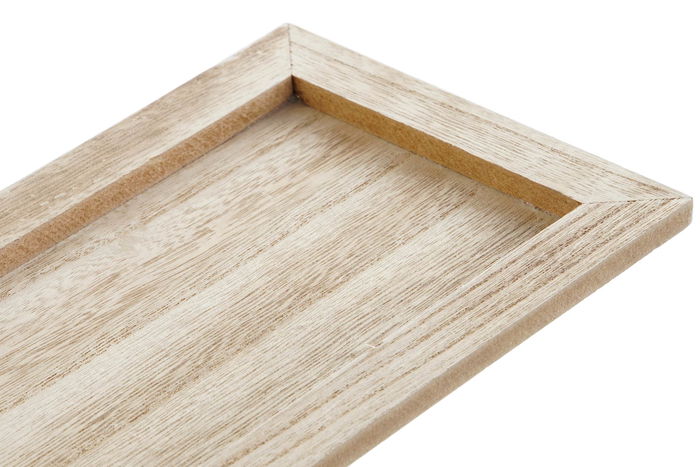 DKD Home Decor Set de 5 Portavelas Marron Cristal MDF 14 x 2 x 36 cm