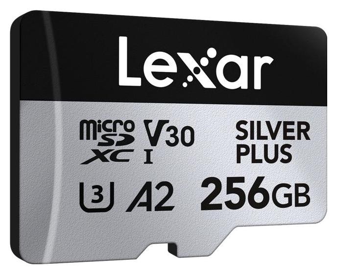 Lexar Professional SILVER PLUS 256 GB MicroSDXC UHS-I Clase 3 Lexar Professional SILVER PLUS 256 GB MicroSDXC UHS-I Clase 3