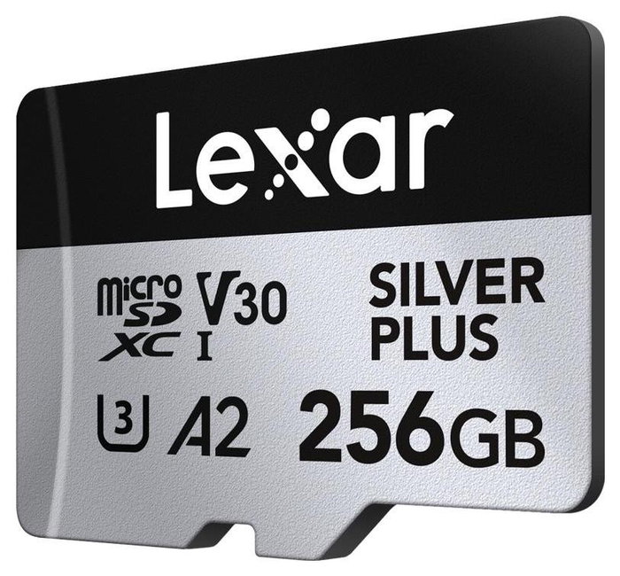 Lexar Professional SILVER PLUS 256 GB MicroSDXC UHS-I Clase 3 Lexar Professional SILVER PLUS 256 GB MicroSDXC UHS-I Clase 3