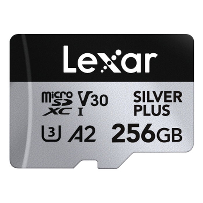 Lexar Professional SILVER PLUS 256 GB MicroSDXC UHS-I Clase 3 Lexar Professional SILVER PLUS 256 GB MicroSDXC UHS-I Clase 3