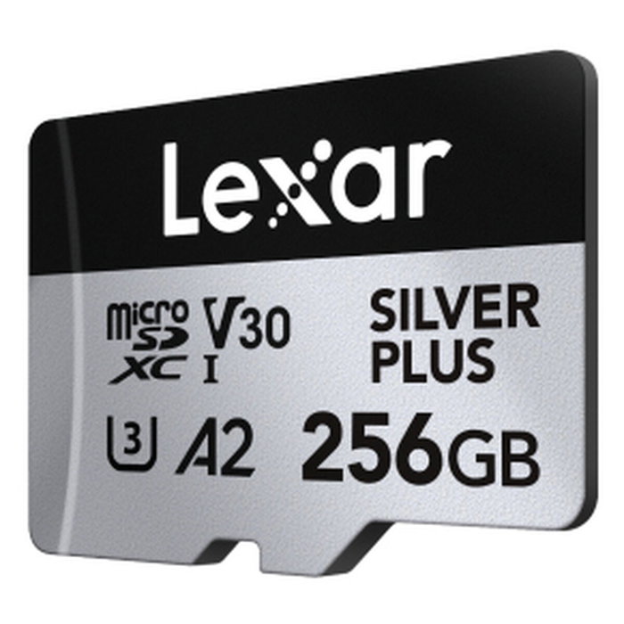 Lexar Professional SILVER PLUS 256 GB MicroSDXC UHS-I Clase 3 Lexar Professional SILVER PLUS 256 GB MicroSDXC UHS-I Clase 3