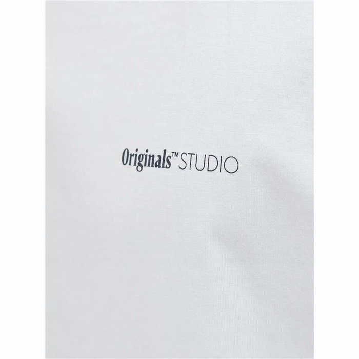 Camiseta de Manga Corta Hombre Jack & Jones Jorvarenna Painted Blanco