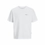 Camiseta de Manga Corta Hombre Jack & Jones Jorvarenna Painted Blanco