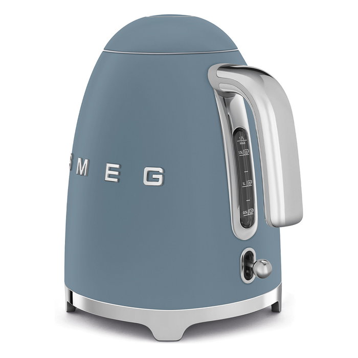Smeg KLF03SBMEU Hervidor de Agua 1,7L 2400W Acero Inoxidable Azul Storm