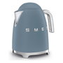 Smeg KLF03SBMEU Hervidor de Agua 1,7L 2400W Acero Inoxidable Azul Storm