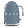 Smeg KLF03SBMEU Hervidor de Agua 1,7L 2400W Acero Inoxidable Azul Storm