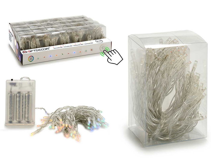 Giftdecor Tira 50 Bombillas Led Multicolor 5x9x6 cm (Set de 24) Giftdecor Tira 50 Bombillas Led Multicolor 5x9x6 cm (Set de 24)