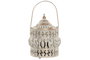 DKD Home Decor Farola Estilo Árabe Envejecido Blanco y Dorado