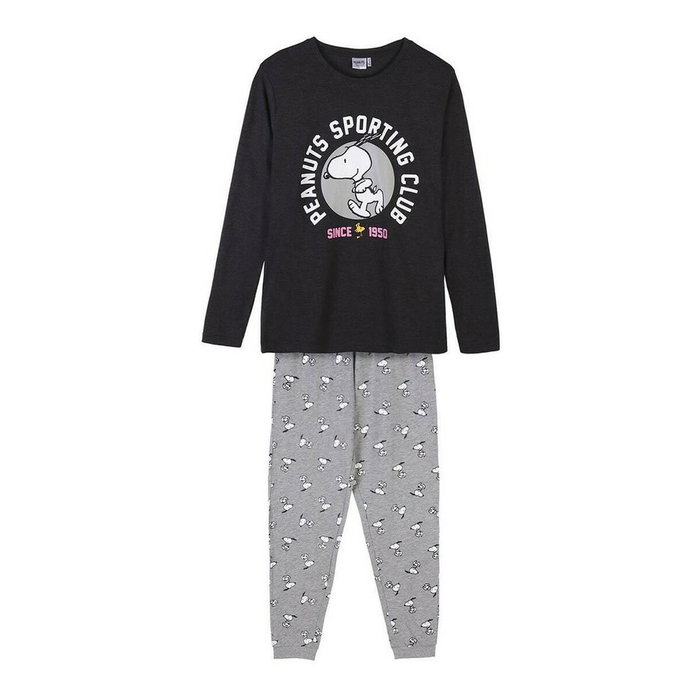 Pijama Snoopy Gris Mujer XL Pijama Snoopy Gris Mujer XL