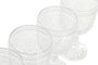DKD Home Decor Set de 6 Copas de Cristal Margaritas 270ml