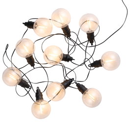 Day Guirnalda 10 LEDs Luz Cálida Con Temporizador IP44 para Exteriores 7.5m