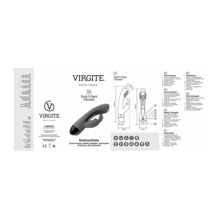 Vibrador Punto G Virgite Azul