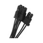 Silverstone FX600 Platinum - Fuente de alimentación 600W 80 Plus Platinum, Flex ATX, 2x PCIe 6+2 pines, Cableado no modular, color Negro, SST-FX600-PT