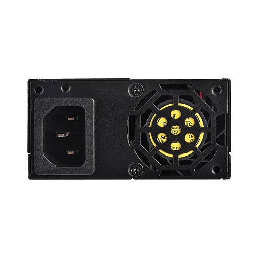 Silverstone FX600 Platinum - Fuente de alimentación 600W 80 Plus Platinum, Flex ATX, 2x PCIe 6+2 pines, Cableado no modular, color Negro, SST-FX600-PT