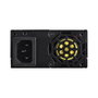 Silverstone FX600 Platinum - Fuente de alimentación 600W 80 Plus Platinum, Flex ATX, 2x PCIe 6+2 pines, Cableado no modular, color Negro, SST-FX600-PT