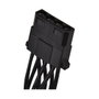 Silverstone FX600 Platinum - Fuente de alimentación 600W 80 Plus Platinum, Flex ATX, 2x PCIe 6+2 pines, Cableado no modular, color Negro, SST-FX600-PT