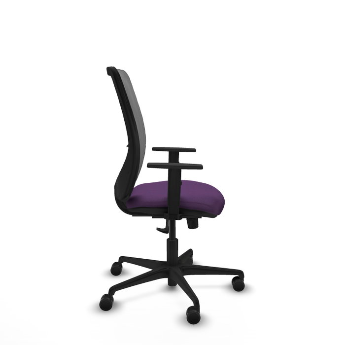 PIQUERAS Y CRESPO Silla de oficina Zulema con mecanismo Sincro, Morado y Gris PIQUERAS Y CRESPO Silla de oficina Zulema con mecanismo Sincro, Morado y Gris