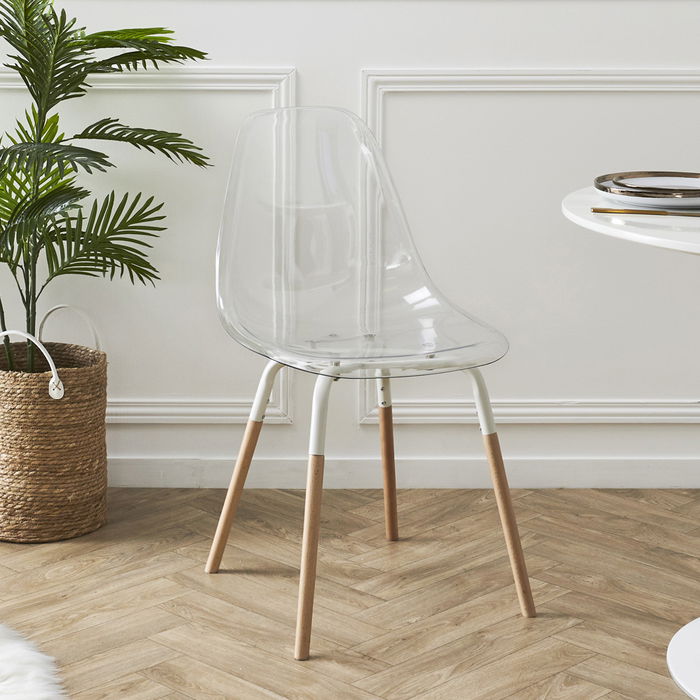 Home Deco Factory Silla Phenix Transparente Plástico