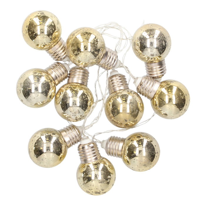 GSC Evolution Guirnalda LED de bombillas doradas 1,35m Luz cálida GSC Evolution Guirnalda LED de bombillas doradas 1,35m Luz cálida