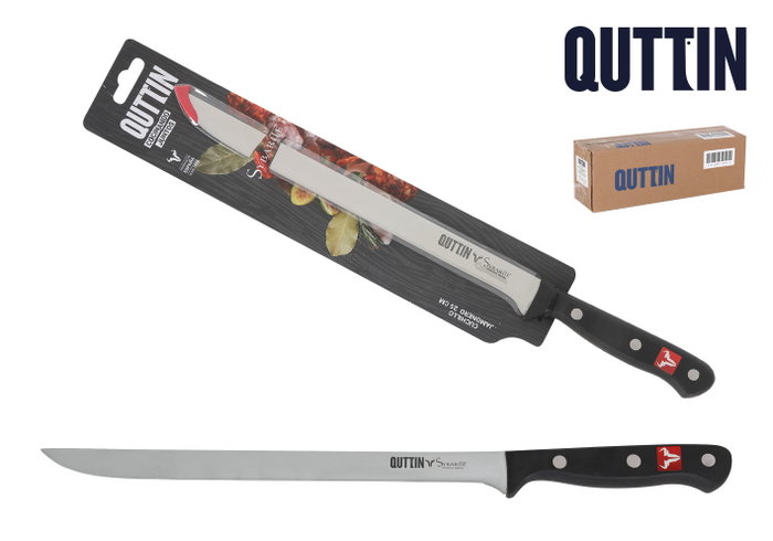 Quttin Colección Sybarite Cuchillo Jamonero 25 cm Acero Inoxidable (8 Unidades) Quttin Colección Sybarite Cuchillo Jamonero 25 cm Acero Inoxidable (8 Unidades)