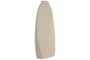 DKD Home Decor Jarron Blanco Metal Hoja 13 x 53.5 x 31.5 cm (2 Unidades)