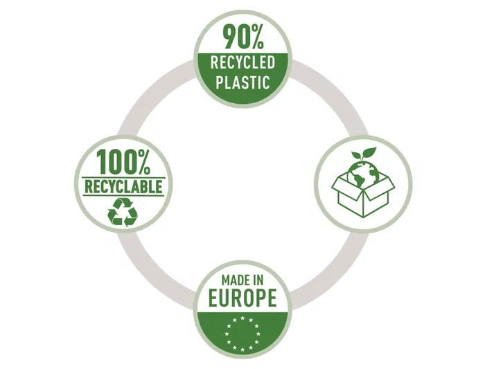 Fundas Leitz Transparente A3 Reciclado 25 Unidades