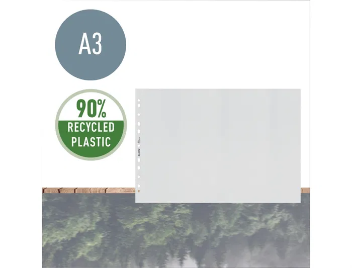 Fundas Leitz Transparente A3 Reciclado 25 Unidades