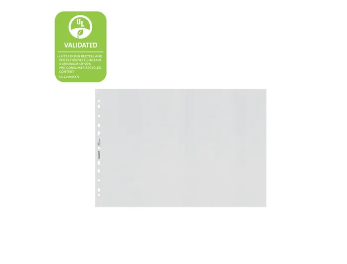 Fundas Leitz Transparente A3 Reciclado 25 Unidades
