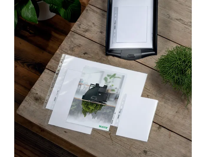 Fundas Leitz Transparente A3 Reciclado 25 Unidades