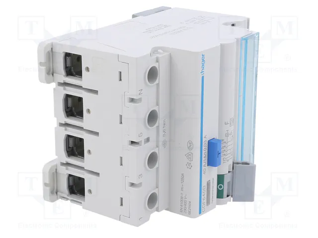 Hager Fi-Schalter CDF640D 4 polos 40A 30mA Tipo F