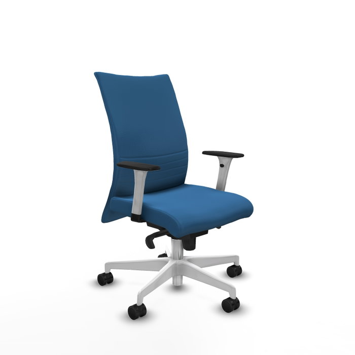 PIQUERAS Y CRESPO Silla Albacete confidente Azul claro con mecanismo Sincro PIQUERAS Y CRESPO Silla Albacete confidente Azul claro con mecanismo Sincro